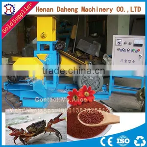 Machine Manufacturers Floating Fish Feed Mill Plant Aquarium Floating Glass Fish Floating Fish Feed Pellet Mill thumbnail-1