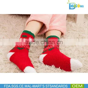 New Women's Colorful Novelty Christmas Pattern Cotton Crew Socks thumbnail-2