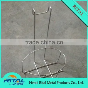 Supermarket POP Wire Soft Drink Floor Display Rack Bottle Juice Display Rack Beverage Stand thumbnail-3