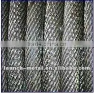 Ungalvanized/Galvanized Steel Wire Rope, Used in Various Equipment for Derricking/Lifting, Meets ISO thumbnail-1