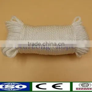 3mm White Solid Braided Nylon Starter Rope in Stock thumbnail-5