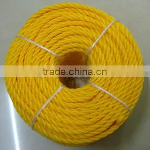 4 Strands Twisted 26mm PE Plastic Rope for Shipping and Fishery thumbnail-6