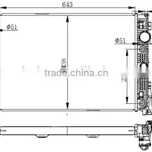 Auto Radiator for Mercedes-Benz C Class W204 C320 2045003603 thumbnail-1