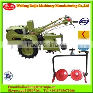 Weifang Two Wheel Tractor Low Price for Sale,farm Hand Tractor 12Hp Diesel Engine With Lawn Mower Implement thumbnail-3