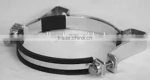 8"to 15" Zinc Plated With Rubber Hose Pipe Clamp Types thumbnail-1
