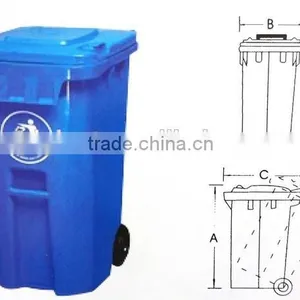 240L Plastic Dust Bin Manufacturer thumbnail-1