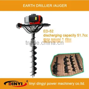 Gasoline Engine Power Earth Driller ED-52 for Plant Tree thumbnail-1