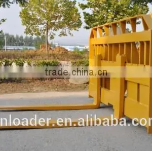Weichai Steyr Diesel Luneng Wheel Loader With Grass Grasper /clamp Shan Dong YIneng YN956 Wheel Loader thumbnail-4
