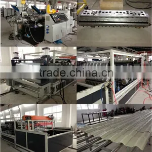 PVC,PMMA,ASA Glazed Tile Extrusion Line thumbnail-1