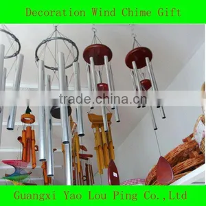 Dream Catcher With Three Wind Chime Tubes thumbnail-1