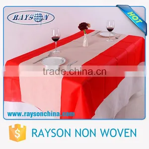 Polypropylene Nonwoven Non-slip Wholesale White Tablecloth for Wedding thumbnail-1