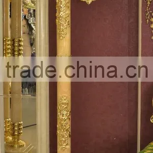 Antique Copper 24K Gold Plated Peacock Floor Lamp Clock, Peacock Hanging Floor Clock thumbnail-4
