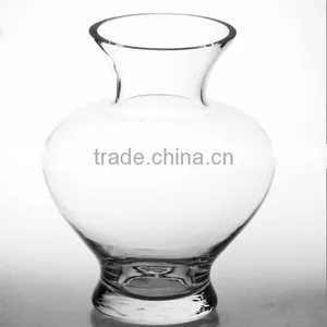 Clear Glass Vases,hand Made Glass Vase in High Quality thumbnail-1