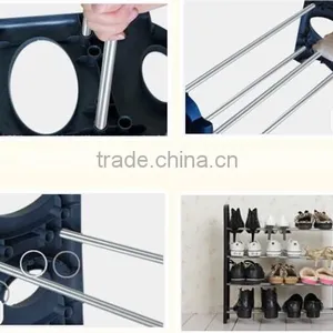 Oval Folding Rotating Shoe Rack thumbnail-5