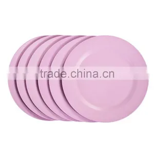 Cheap Bamboo Fiber Biodegradable Dinner Plates thumbnail-2