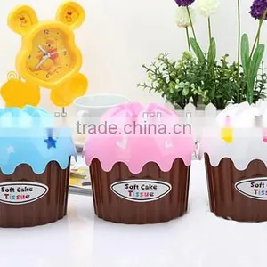 Wholesale Stock Small Order Ice Cream Plastic Tissues Storage Box Napkin Holder thumbnail-3