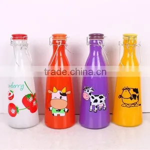 1000ml,750ml,250ml Glass Bottle for Milk thumbnail-2