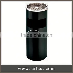 Arlau Outdoor Garbage Bin 3 Compartments,Recycling Trash Bin Shopping Mall Use Garbage Bin,Top Open Garbage Bin thumbnail-1