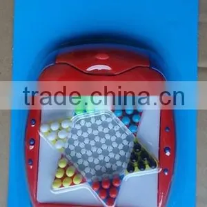 New Arrival Plastic Mini Chinese Checkers Travel Game thumbnail-1