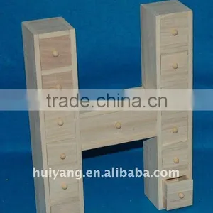 Letter Shape Wooden Cabinet thumbnail-1