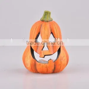 Pumpkin Candle Holder Ceramic Artware/Home Decoration Halloween Candlestick thumbnail-2