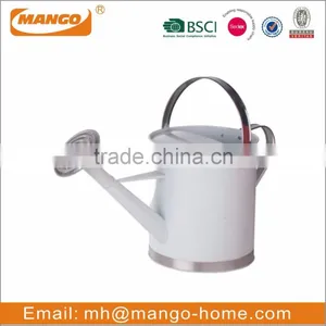 Stainless Steel Handle Oval Colorful Galvanized Metal Watering Can thumbnail-4