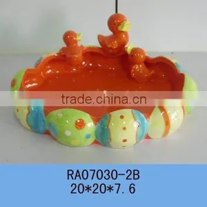 Ceramic Easter Gift,candy Holder,fruit Holder thumbnail-1