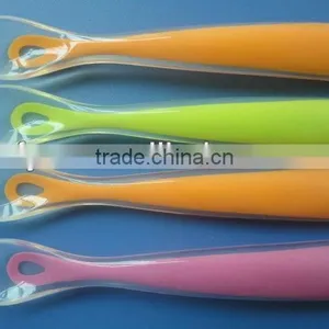 Eco-friendly Silicone Bady Spoon thumbnail-1