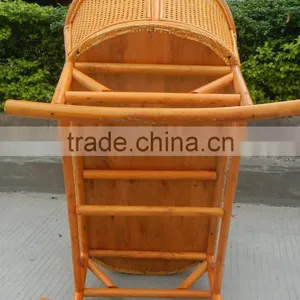 Portable Baby Cradle Crib Baby Swing Bed Made of Rattan for New Born Baby Bed BF09-80000 thumbnail-3