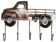 IRON PAINTED WALL TRUCK 5 HOOK thumbnail-1