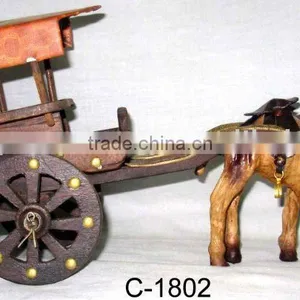 Carved Wooden Animals/Wooden Carvings/Wood Camel Carving-A thumbnail-1