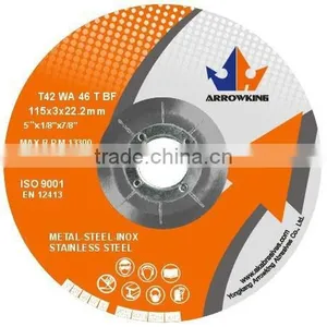 4-1/2'' 115X3x22.2 Grinding Wheel for Stainless Steel thumbnail-1