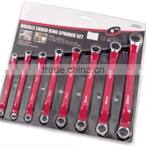 8 Pcs Double Offset Ring Spanner Set / Double Box End Wrench Set thumbnail-1