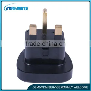 China Supplier Black uk Euro Plug Adapter thumbnail-1