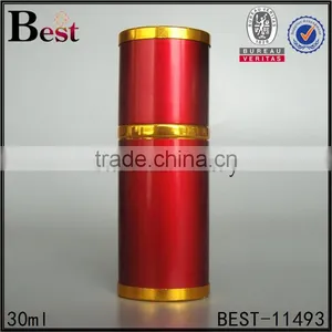 Shanghai Best 30ml Perfume Bottle Red Color Round Shape Perfume Bottle 30ml Cosmetic Perfume Bottle 30ml Spray thumbnail-1