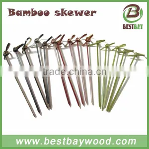 Bamboo Knot Skewer Green,black,red Color thumbnail-5