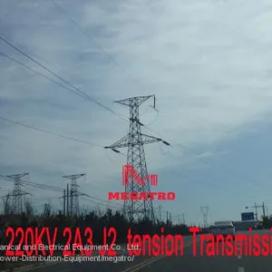 MEGATRO 110KV SGN-15-18-21 Tension Transmission Monopole thumbnail-2