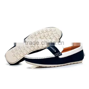 Male Casual Shoes Fashion New Model Style From China Factory, High Quality Men Casual Peas Shoes Sample With Leather thumbnail-5
