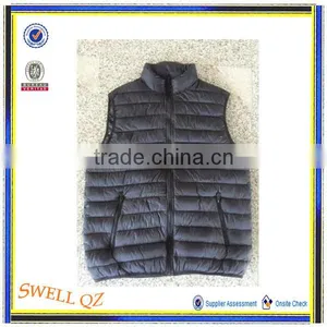 Men Winter Light Black Padded Vest Cheap Stocklots thumbnail-1
