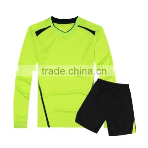 Long Sleeve Football Sports Jersey and Pants Sublimated Print Soccer Sweat Suit thumbnail-2