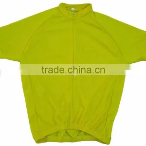 Quality Yellow Custom Design Short Sleeve Cycling Jersey thumbnail-1