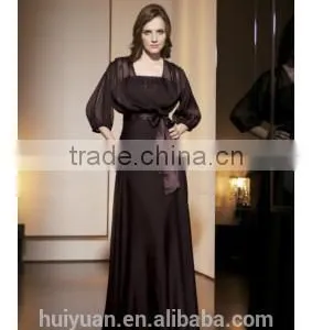 Long Sleeve A-line Chiffon Cocktail Dress thumbnail-1