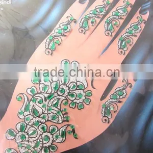 HAND Tattoos BINDI HENNA STICKER Wedding Favour Gift thumbnail-3