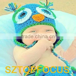 LOVELY 100% COTTON ANIMAL HAT KNITTING PATTERN thumbnail-1