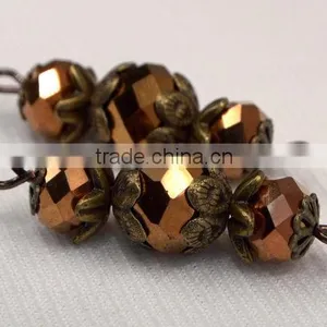 Green Aventurine Stone Silver Bead Charms, Stone Bead Dangles, Jewelry Making Charm 4 Green & Silver Charms thumbnail-6