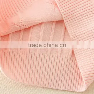 Baby Girls Sweater/kids Sweater/lace Cotton Sweater 3 Color thumbnail-3