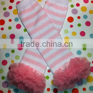 Baby Stripe Knitting Leg Warmers For Kids Girls Leg Warmers thumbnail-2