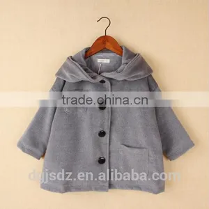 Korean Children's Clothing for Girls Velvet Added Jacket Vintage Art Coat 88018 thumbnail-5