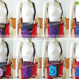 Thai Vintage HMONG Woven Fabrics Shoulder Bag thumbnail-1