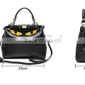 Genuine Ladies Fashionable Monster Leather Mini Handbag thumbnail-6